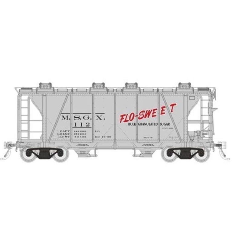 Rapido Trains 149004A HO Scale Enterprise Covered Hopper MSGX "Flo-Sweet" # Varies