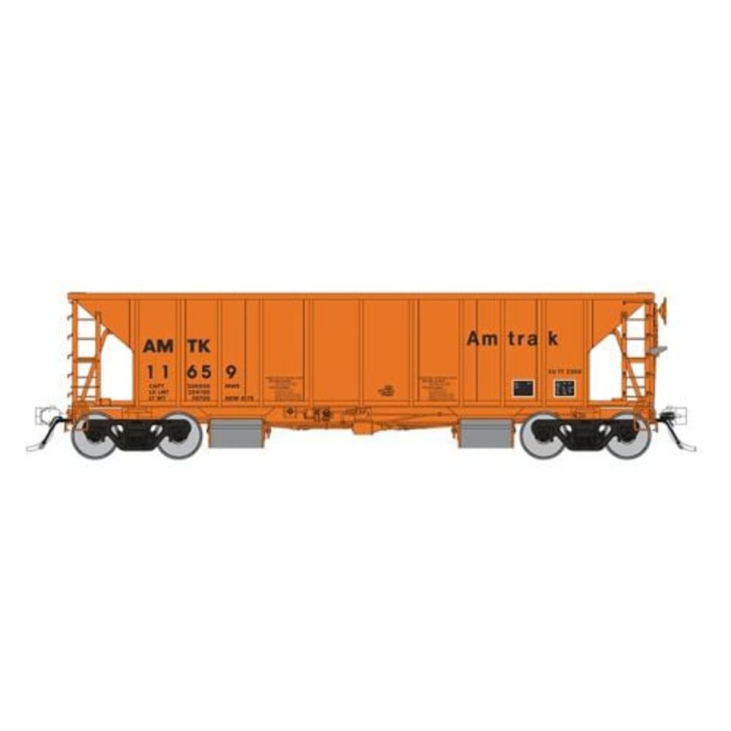 Rapido Trains 158007A HO Scale NSC Ballast Car Amtrak AMTK MOW # Varies