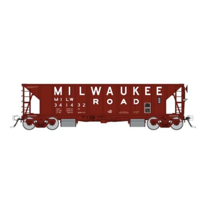 Rapido Trains 158010A HO Scale NSC Ballast Car Milwaukee Road MILW # Varies