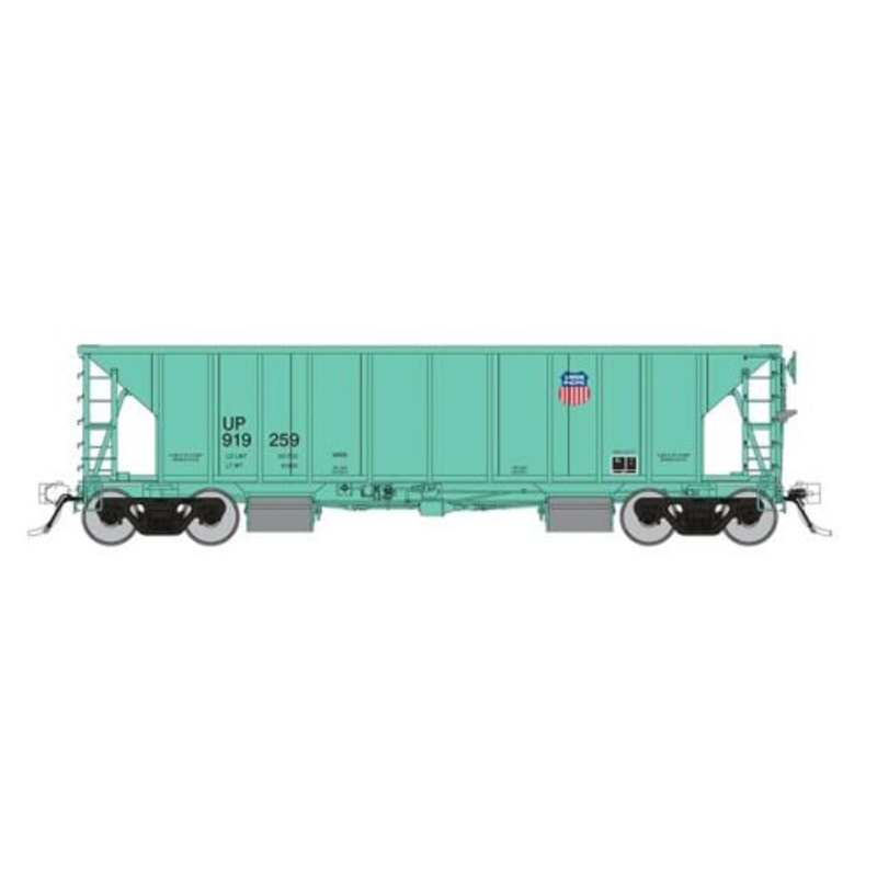 Rapido Trains 158012A HO Scale NSC Ballast Car Union Pacific UP Late MOW Green # Varies