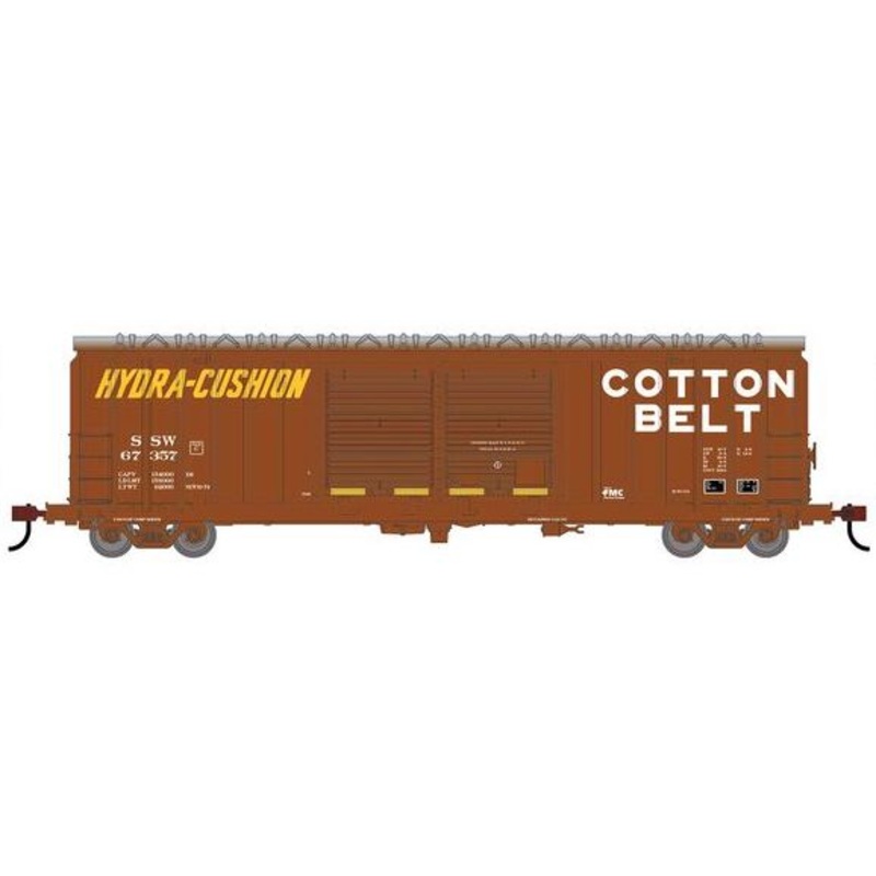 Roundhouse 1356 HO Scale 50' FMC 5283 DBL Door Boxcar Cotton Belt SSW 67357