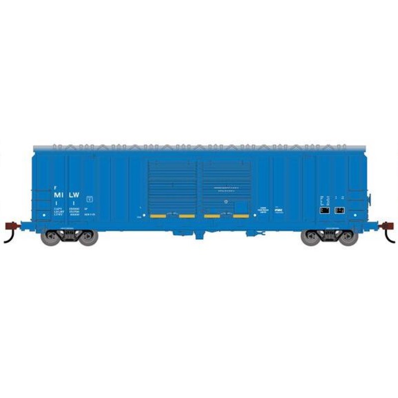 Roundhouse 1359 HO Scale 50' FMC 5283 DBL Door Boxcar Milwaukee Road MILW 156019