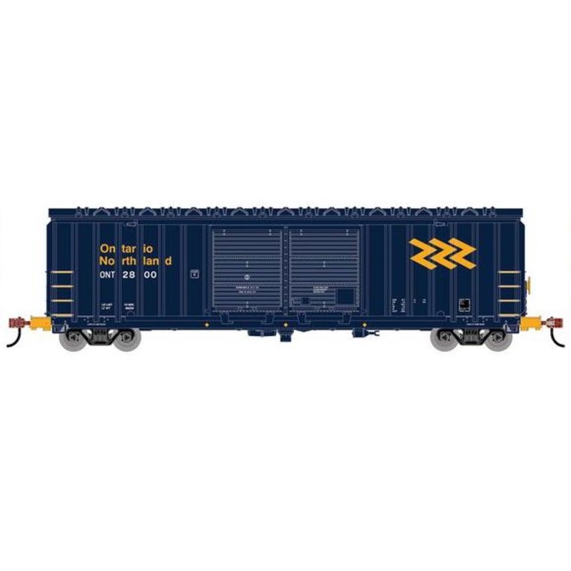 Roundhouse 1365 HO Scale 50' FMC 5283 DBL Door Boxcar Ontario Northland ONT 2800