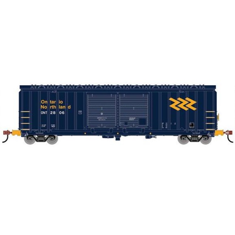 Roundhouse 1367 HO Scale 50' FMC 5283 DBL Door Boxcar Ontario Northland ONT 2806