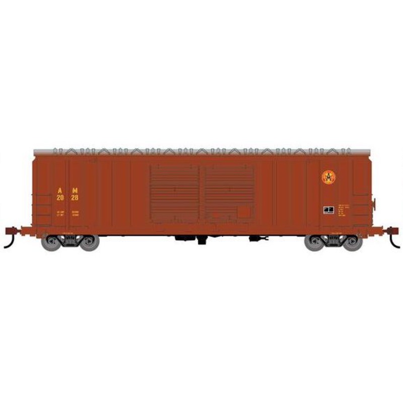 Roundhouse 1371 HO Scale 50' FMC 5283 DBL Door Boxcar Arkansas & Missouri AM 2028
