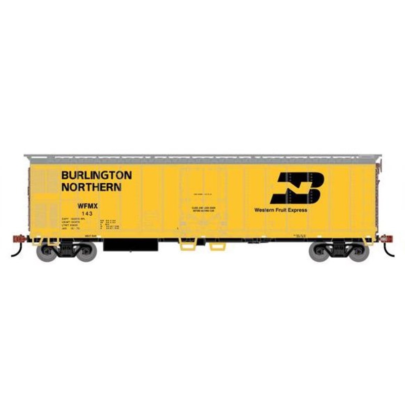 Roundhouse 1448 HO Scale 50' Mechanical Reefer Western Fruit Express WFMX 143