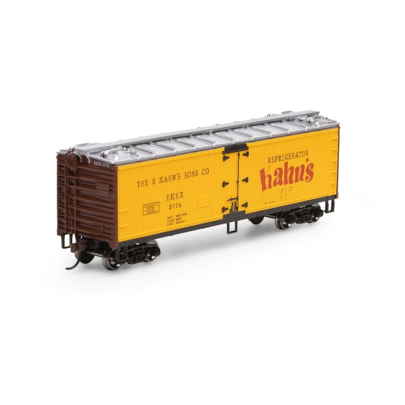 Roundhouse 98498 HO Scale 40' Wood Reefer Kahn's EKSK 3776