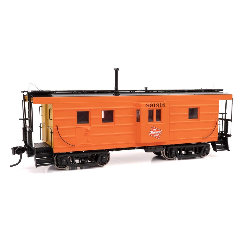 Walthers Proto 920-103653 HO Scale Rib Sided Caboose Milwaukee Road MILW 991918