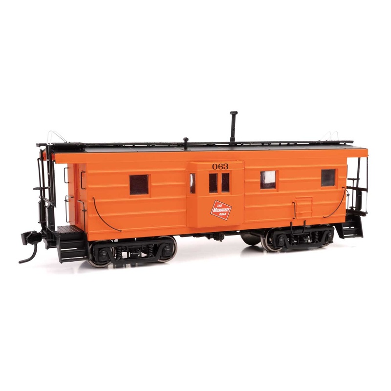 Walthers Proto 920-103657 HO Scale Rib Sided Caboose Milwaukee Road MILW 063