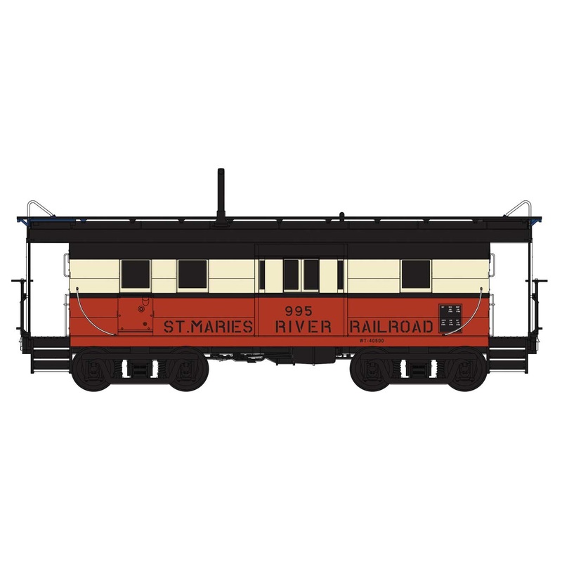 Walthers Proto 920-103661 HO Scale Rib Sided Caboose St Maries River Railroad 996