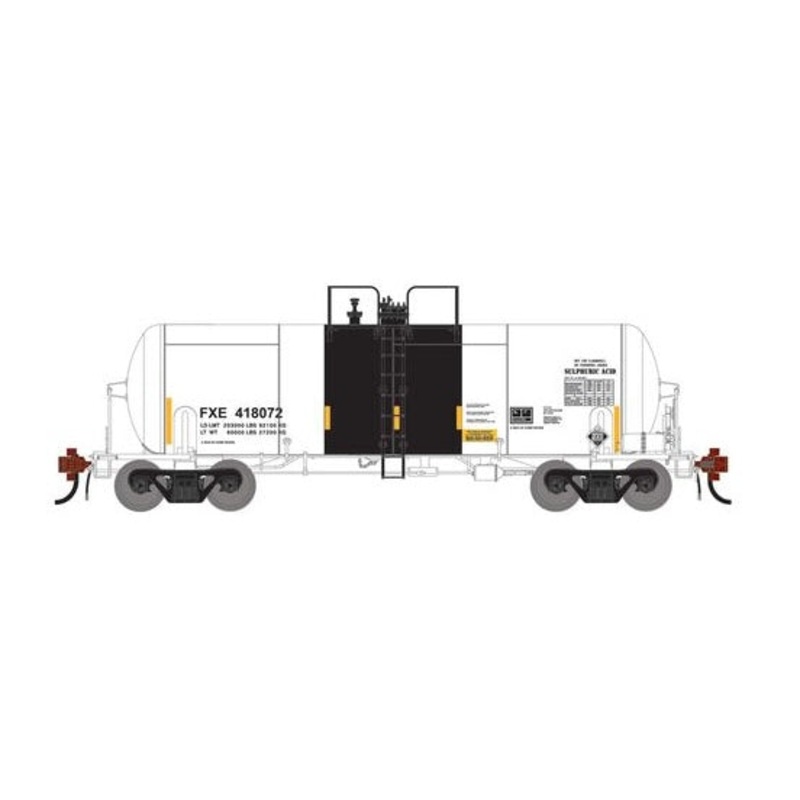 Athearn Genesis G1432 HO Scale 13K Gallon Acid Tank Car Ferromex FXE 418072