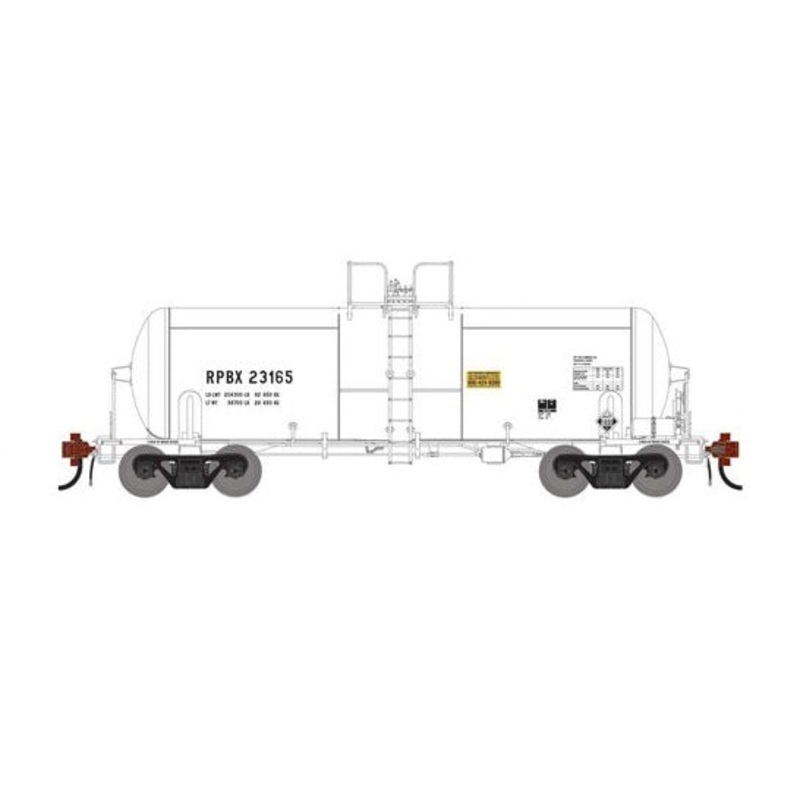 Athearn Genesis G1434 HO Scale 13K Gallon Acid Tank Car Rhodia RPBX 23165