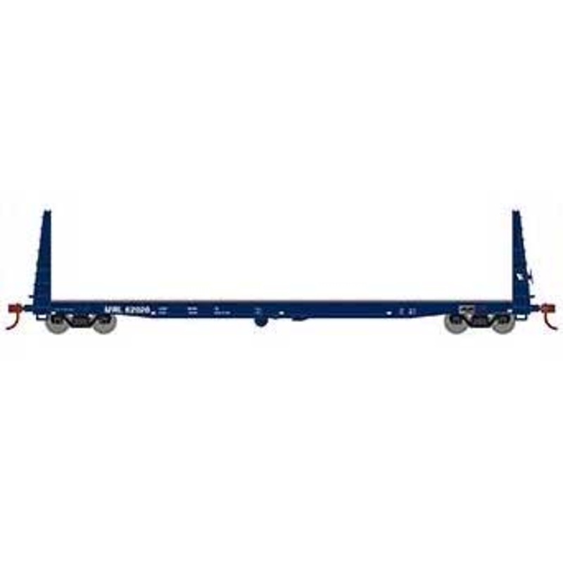 Athearn HO Scale 17225 60' Bulkhead  Flatcar Montana Rail Link MRL 62020