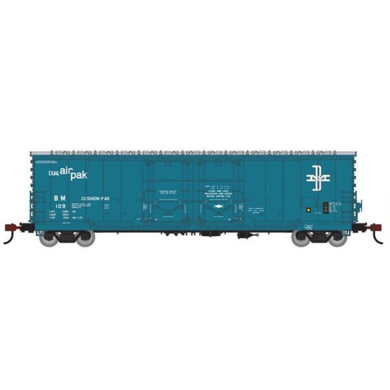 Athearn RTR 1851 HO Scale 50' Evans Double Door Boxcar Boston & Maine B&M 109