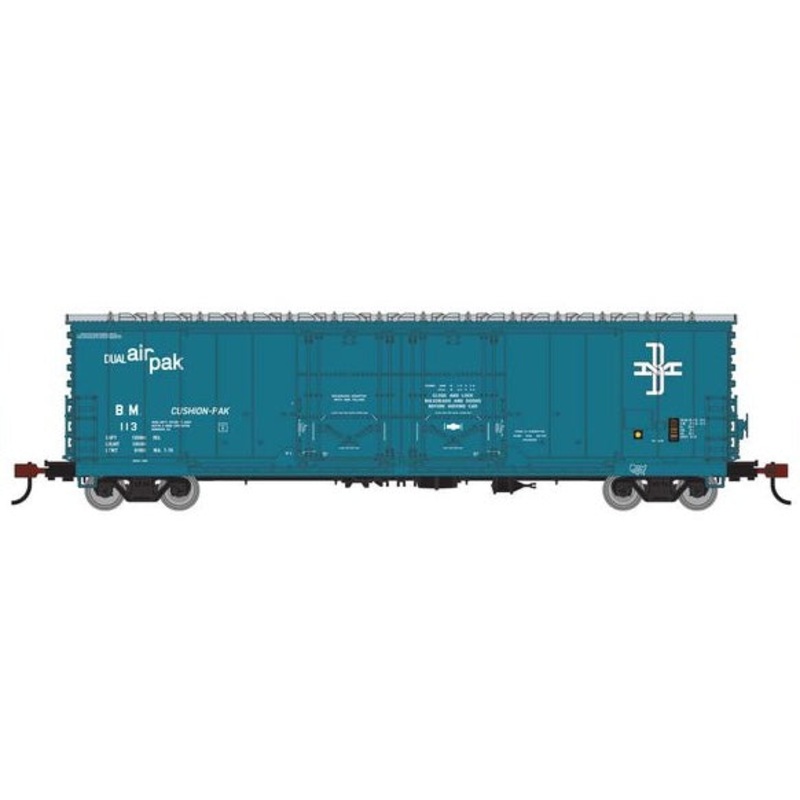Athearn RTR 1852 HO Scale 50' Evans Double Door Boxcar Boston & Maine B&M 113