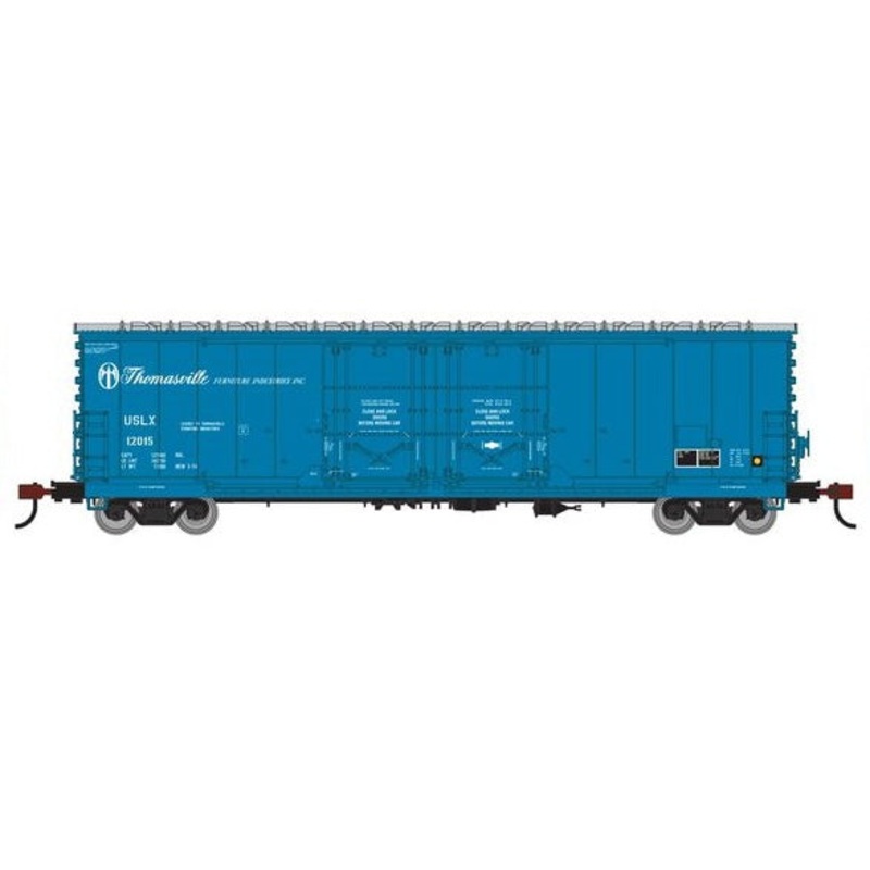 Athearn RTR 1857 HO Scale 50' Evans Double Door Boxcar Thomasville Furniture USLX 12015