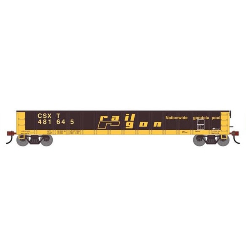 Athearn RTR 1859 HO Scale 52' Mill Gondola CSX CSXT 481645