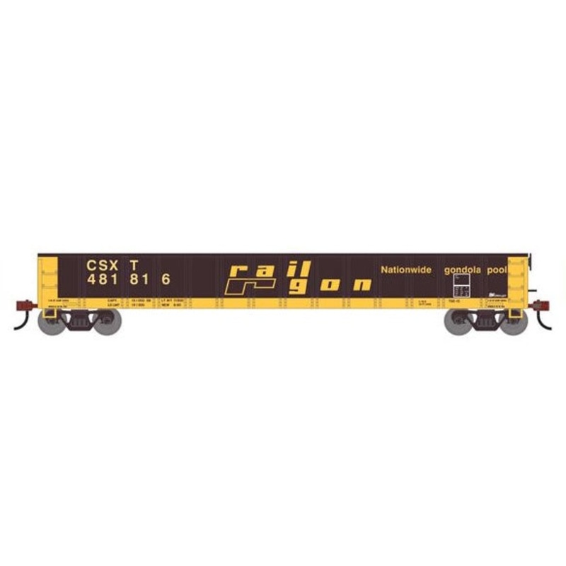 Athearn RTR 1860 HO Scale 52' Mill Gondola CSX CSXT 481816