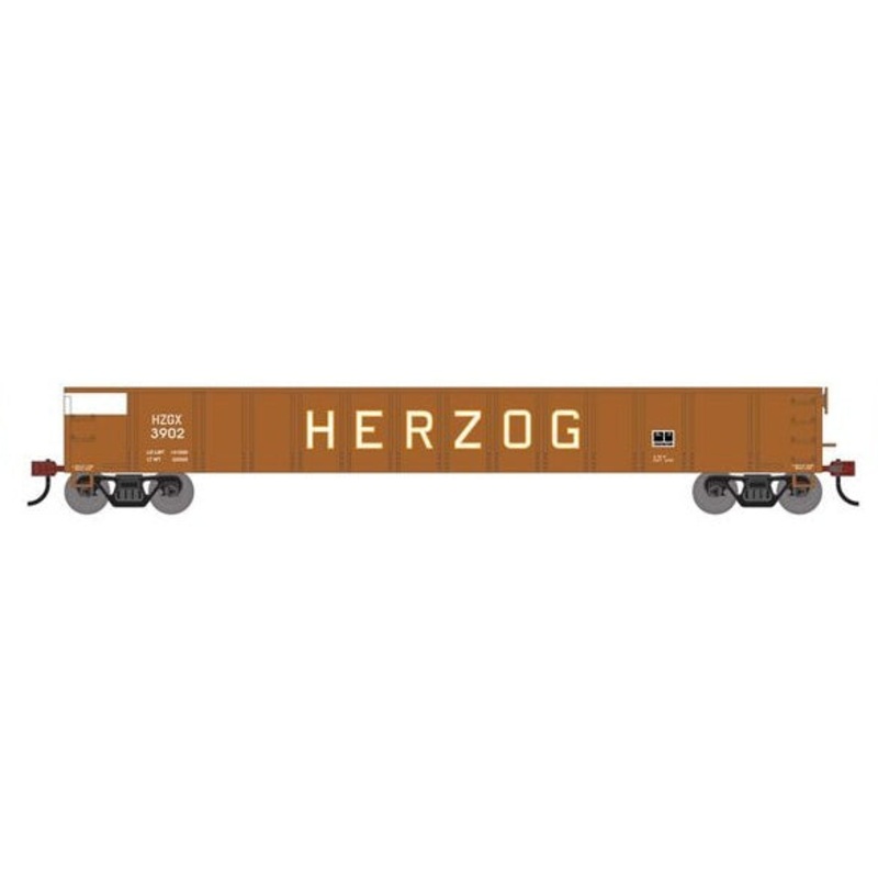 Athearn RTR 1862 HO Scale 52' Mill Gondola Herzog HZGX 3902
