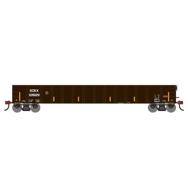 Athearn RTR 1865 HO Scale 52' Mill Gondola SMBC Rail Services SOXX 526029