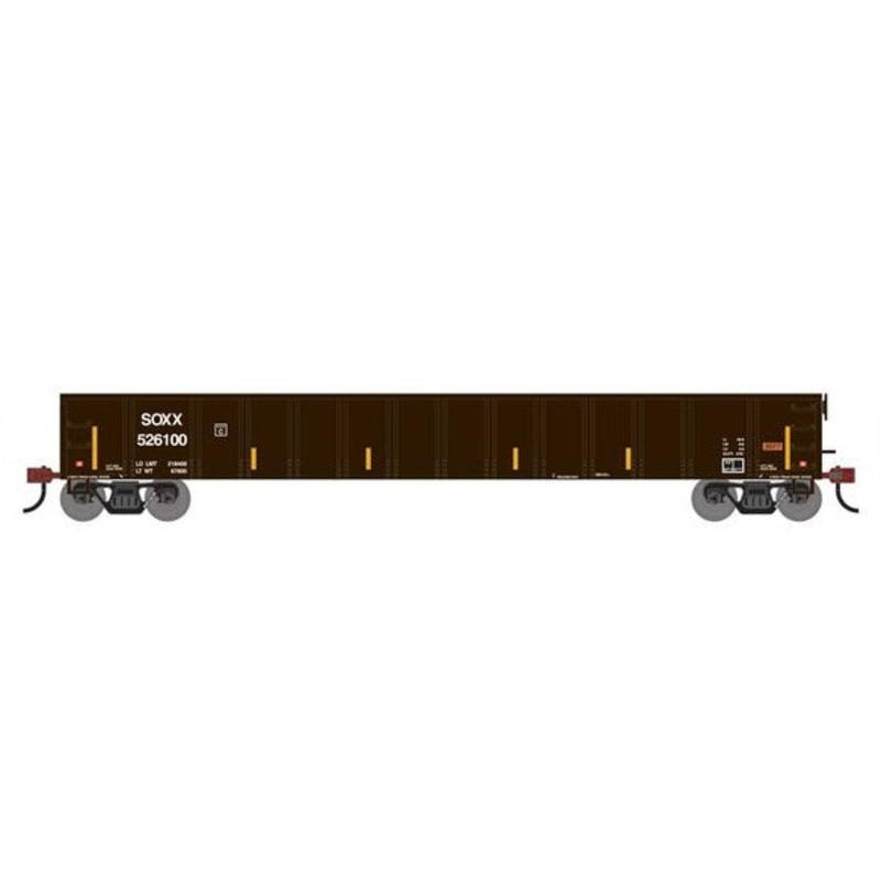 Athearn RTR 1866 HO Scale 52' Mill Gondola SMBC Rail Services SOXX 526100