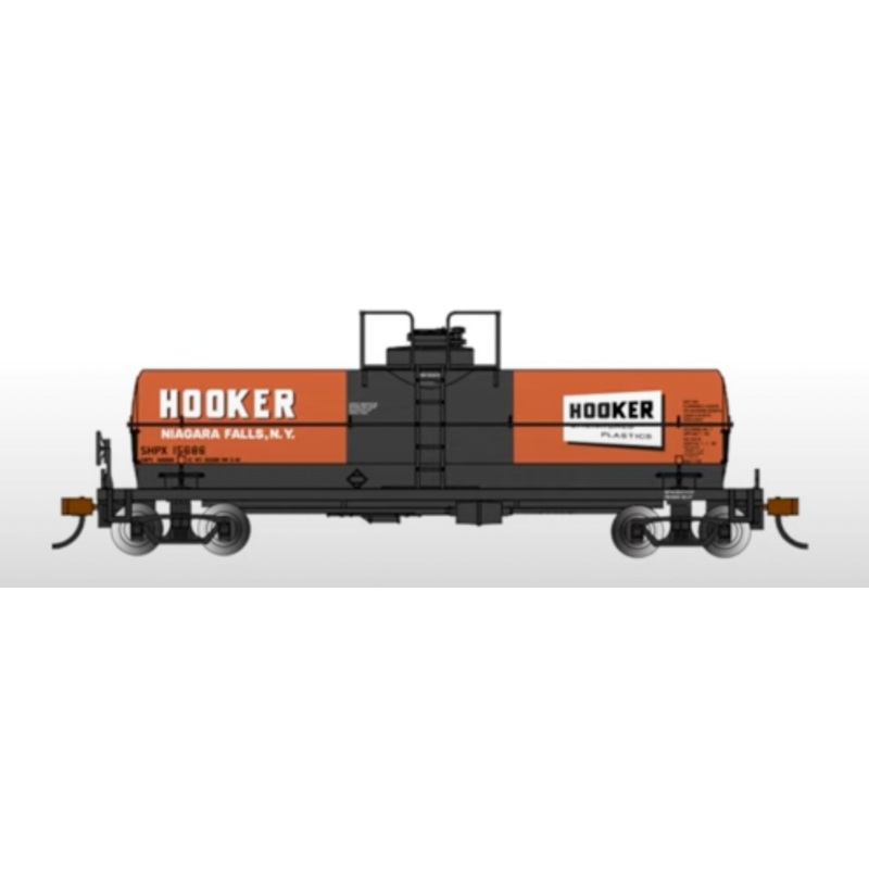 Bachmann 75803 HO Scale Chemical Tank Car Hooker Chemicals "Niagra Falls NY"  SHPX15686