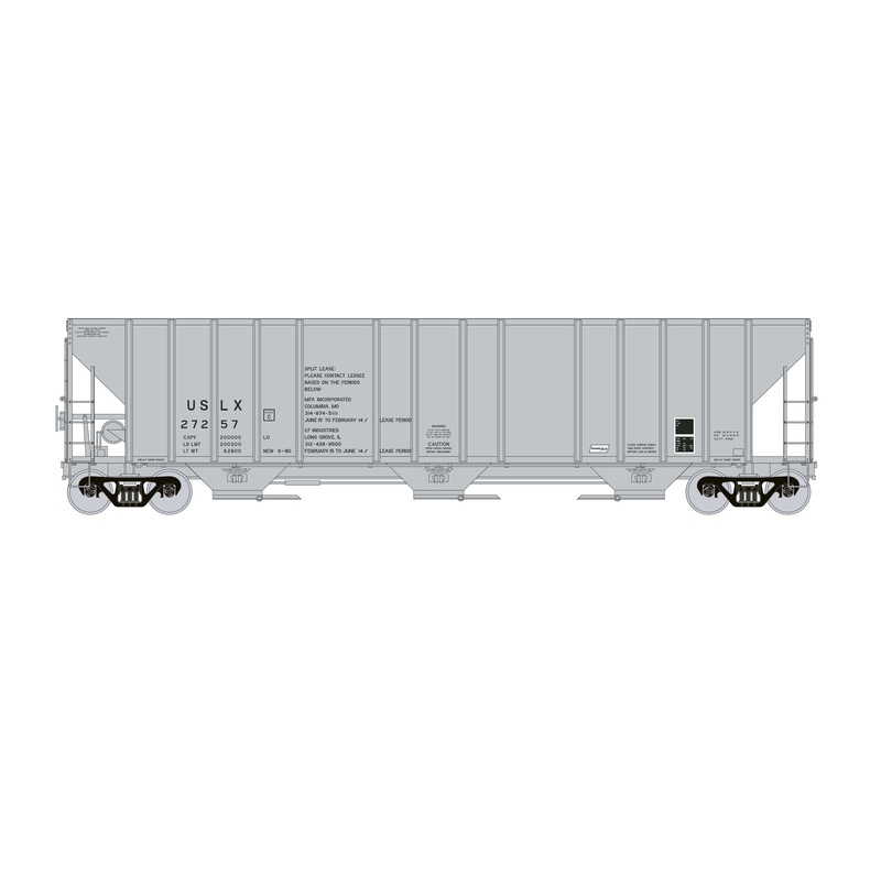Exactrail Evolution EE1727-1 HO Scale Evans 4780 Covered Hopper USLX 27257