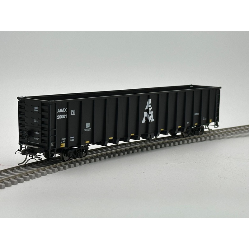 OVRTRAINS 60004 HO Scale NSC 6000 Scrap Gondola AIMX (Black) 20128