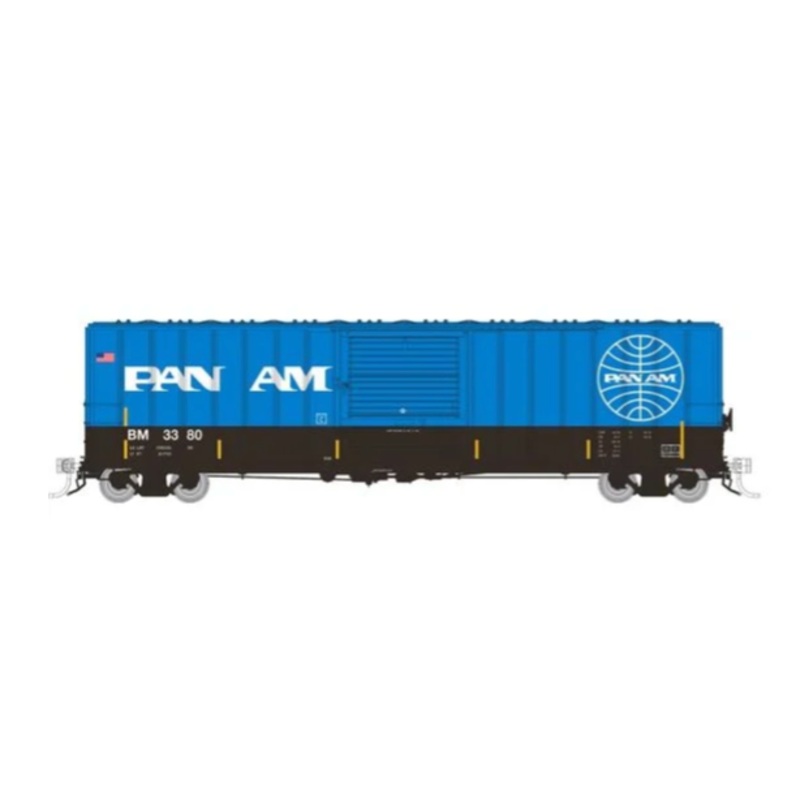 Rapido Trains 198002A HO Scale PC&F 5241 Boxcar Pan Am B&M (# Varies)