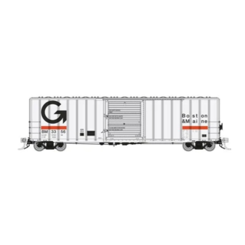 Rapido Trains 198003A HO Scale PC&F 5241 Boxcar Guilford B&M (# Varies)