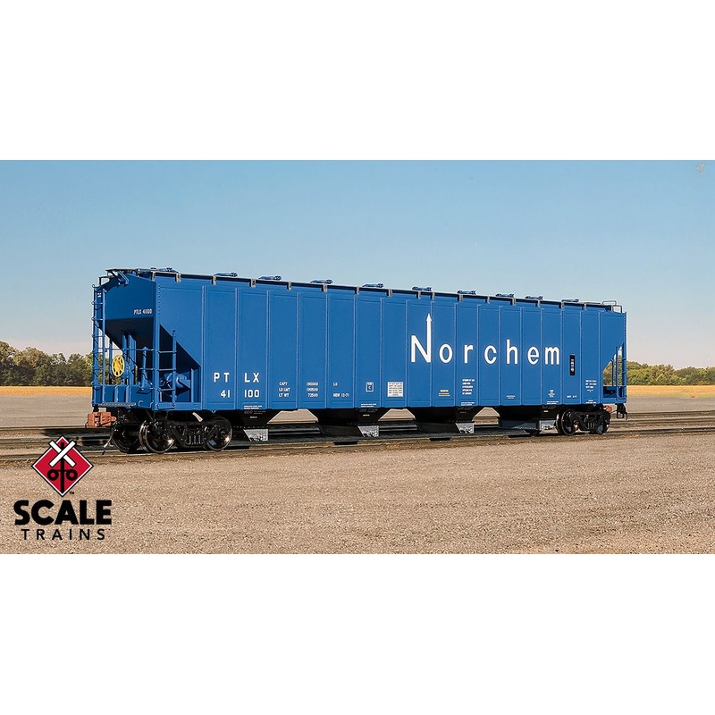 ScaleTrains Rivet 33675 HO Scale PS-2 5820 Covered Hopper Pullman Transport PLCX 41079