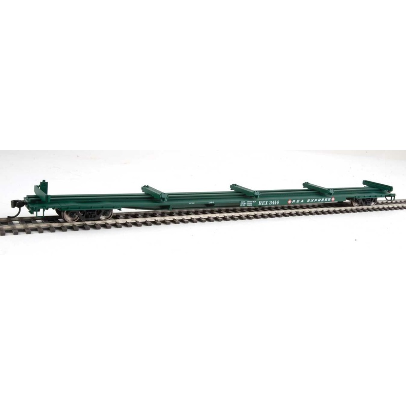 Walthers Mainline 910-5528 HO Scale G85 85' Flatcar Railway Express REA 3414