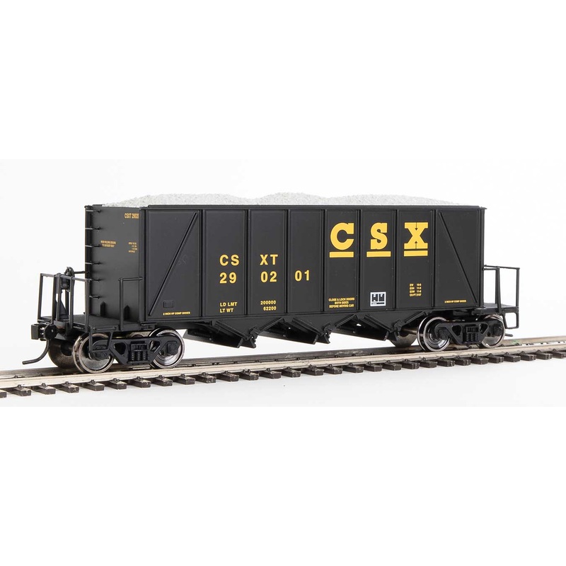 Walthers Proto 920-106019 HO Scale 40' Ortner 100 Ton Aggregate Hopper CSX 290201
