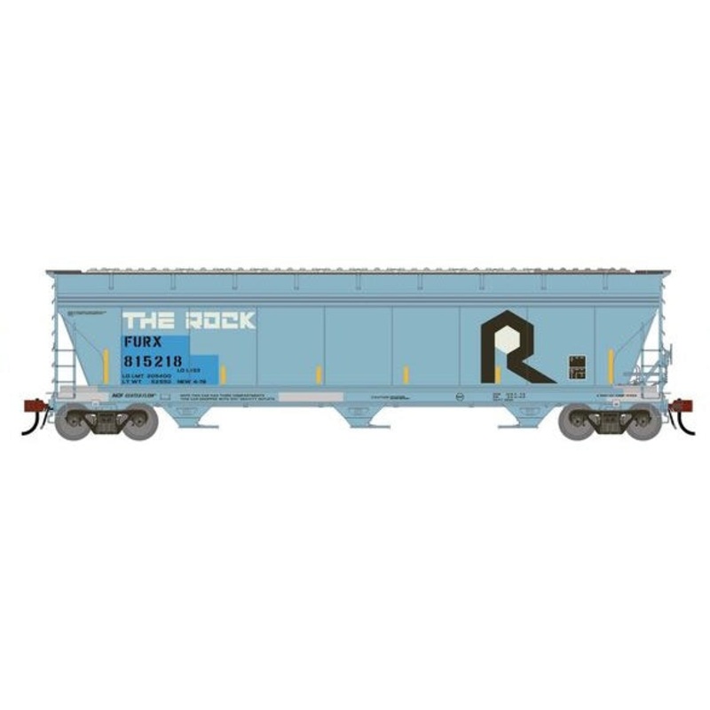 Athearn Genesis G1529 HO Scale ACF 4600 Covered Hopper First Union Rail FURX 815218 Primed for Grime