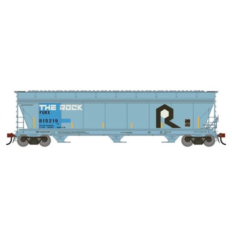 Athearn Genesis G1530 HO Scale ACF 4600 Covered Hopper First Union Rail FURX 815219 Primed for Grime
