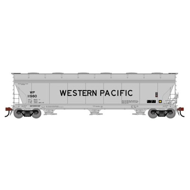 Athearn Genesis G1532 HO Scale ACF 4600 Covered Hopper Western Pacific WP 11980