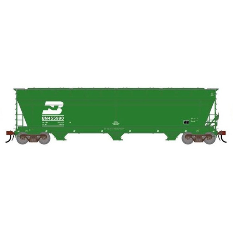 Athearn Genesis G1537 HO Scale ACF 4600 Covered Hopper Burlington Northern BN 455990