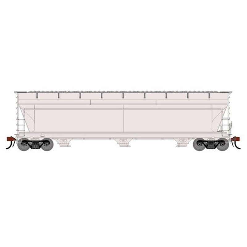 Athearn Genesis G1538 HO Scale ACF 4600 Covered Hopper Undecorated Phase I