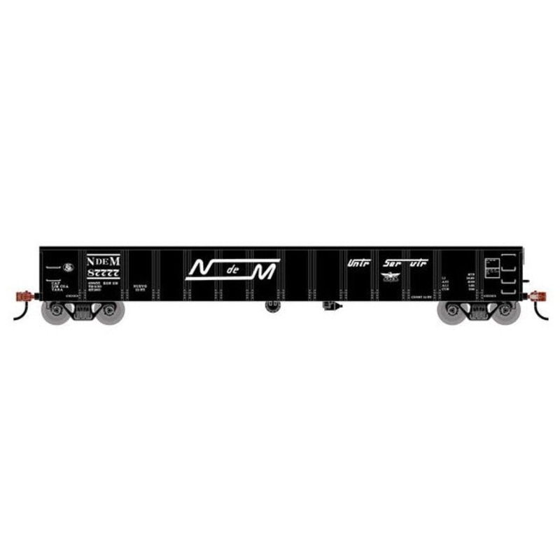 Athearn RTR 1991 HO Scale 52' Mill Gondola Nacionales de Mexico NdeM 87777