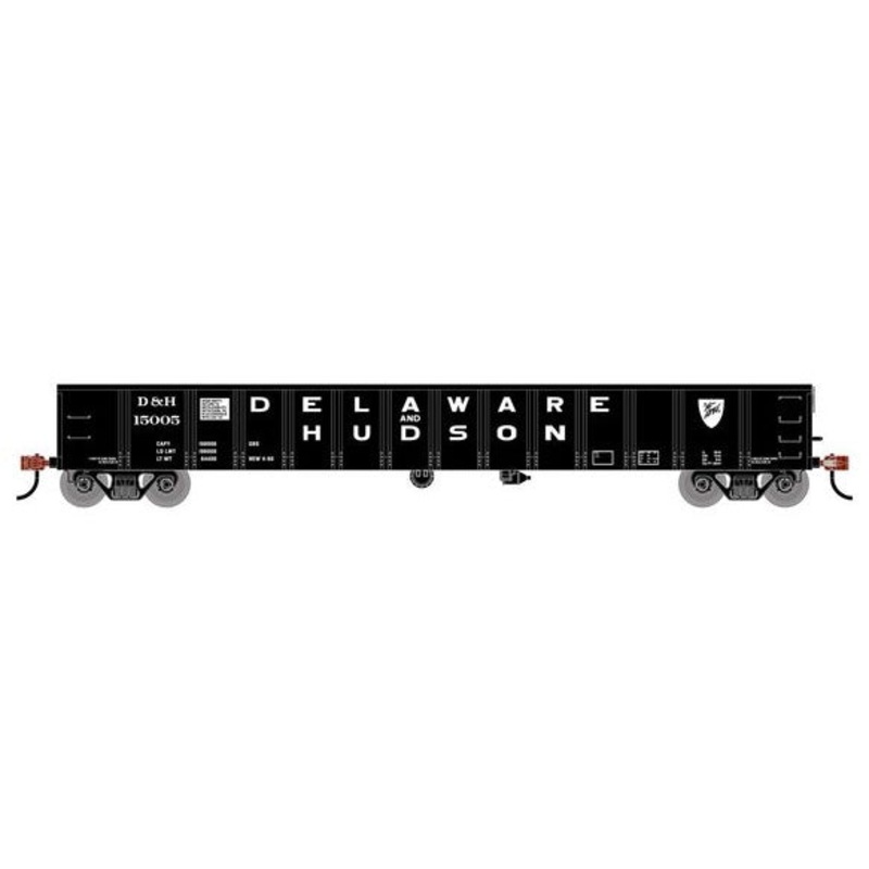Athearn RTR 1993 HO Scale 52' Mill Gondola Delaware & Hudson D&H 15005