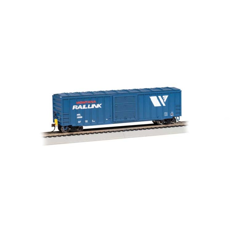 Bachmann 14912 HO Scale 50' Boxcar with EOT Montana Rail Link MRL 20090