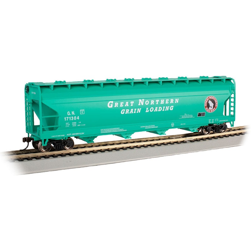Bachmann 17509 HO Scale 56' ACF Centerflow Covered Hopper Great Northern GN 171304