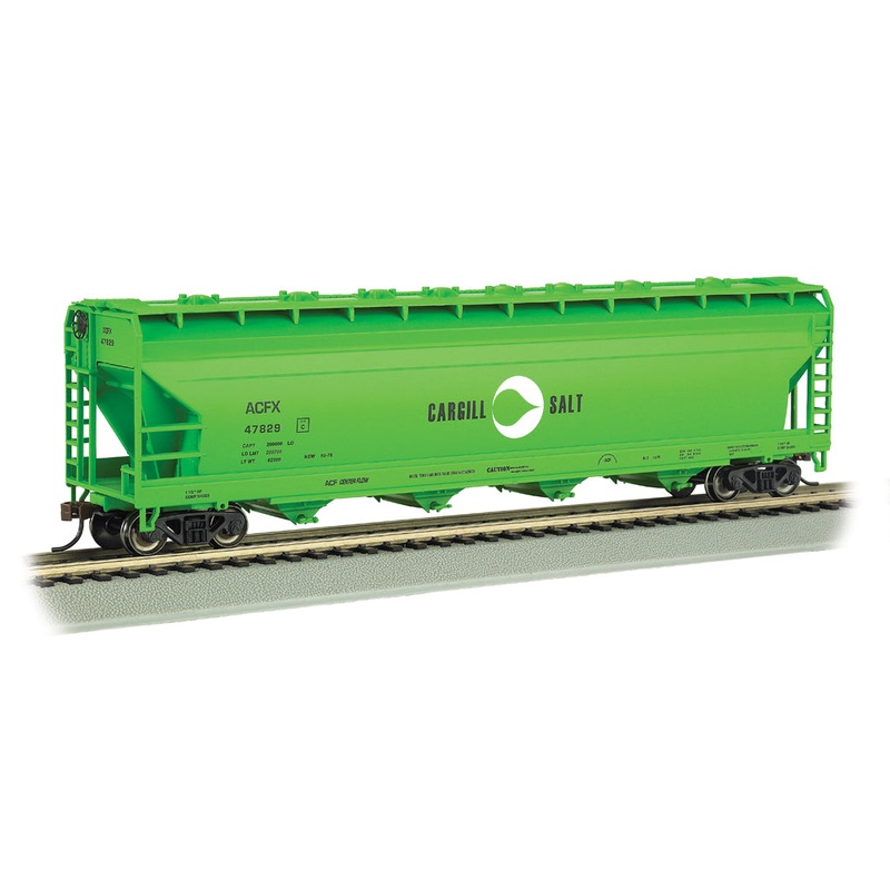 Bachmann 17531 HO Scale 56' ACF Centerflow Covered Hopper Cargill Salt ACFX