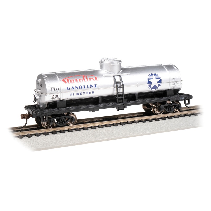 Bachmann 17817 HO Scale Single Dome Tank Car Staroline Gasoline WSRX 438