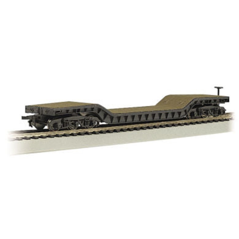 Bachmann 18349 HO Scale Heavy Duty Depressed Center Flatcar - Unlettered