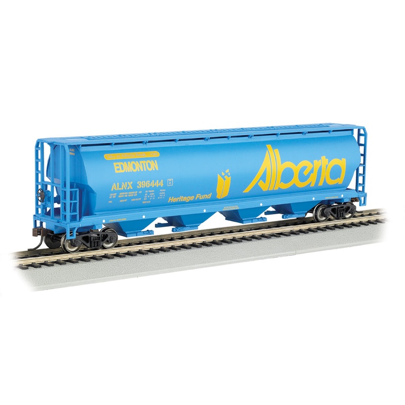 Bachmann 19138 HO Scale 4 Bay Covered Hopper Alberta "Edmonton" ALNX