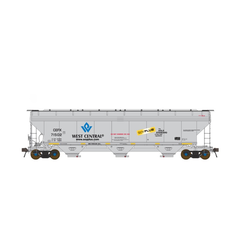Class One Model Works FC00501 HO Scale ARI 5200 Covered Hopper "SOYPLUS" CEFX 71514