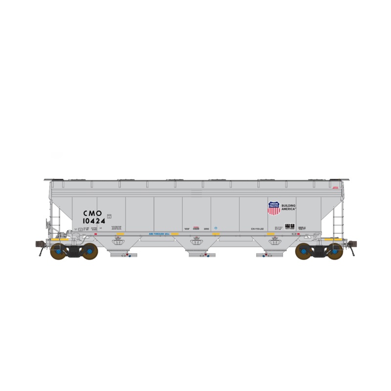 Class One Model Works FC00522 HO Scale ARI 5200 Covered Hopper UP/CMO 10569