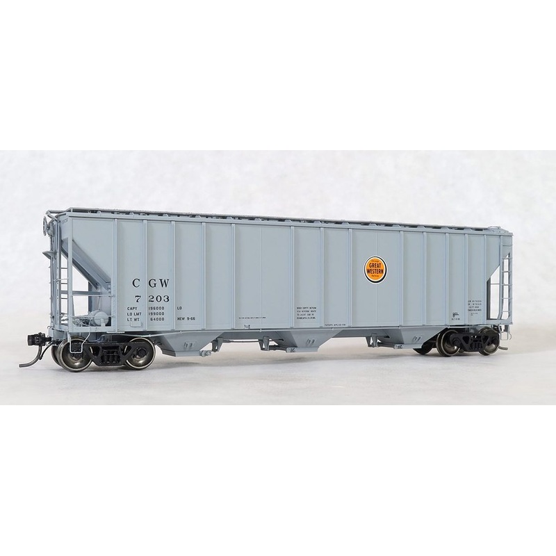 Tangent Scale Models 28012 GATC 4500 Covered Hopper Chicago Great Western CGW