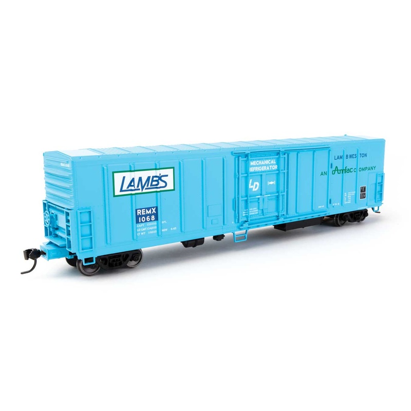 Walthers Mainline 910-3989 HO Scale 57' Mechanical Reefer Lamb Weston REMX 1068